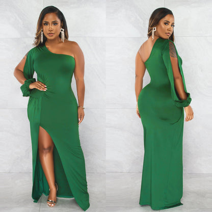 Classy One Shoulder Tight Dresses