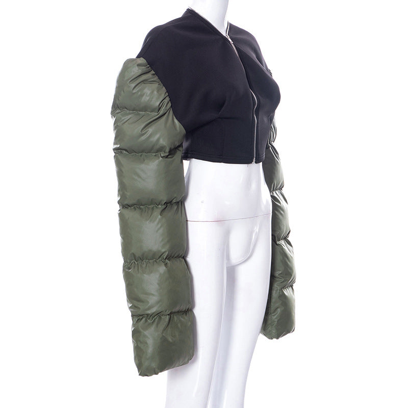 Designed Winter Cotton Short Overcoats Jacket for Women