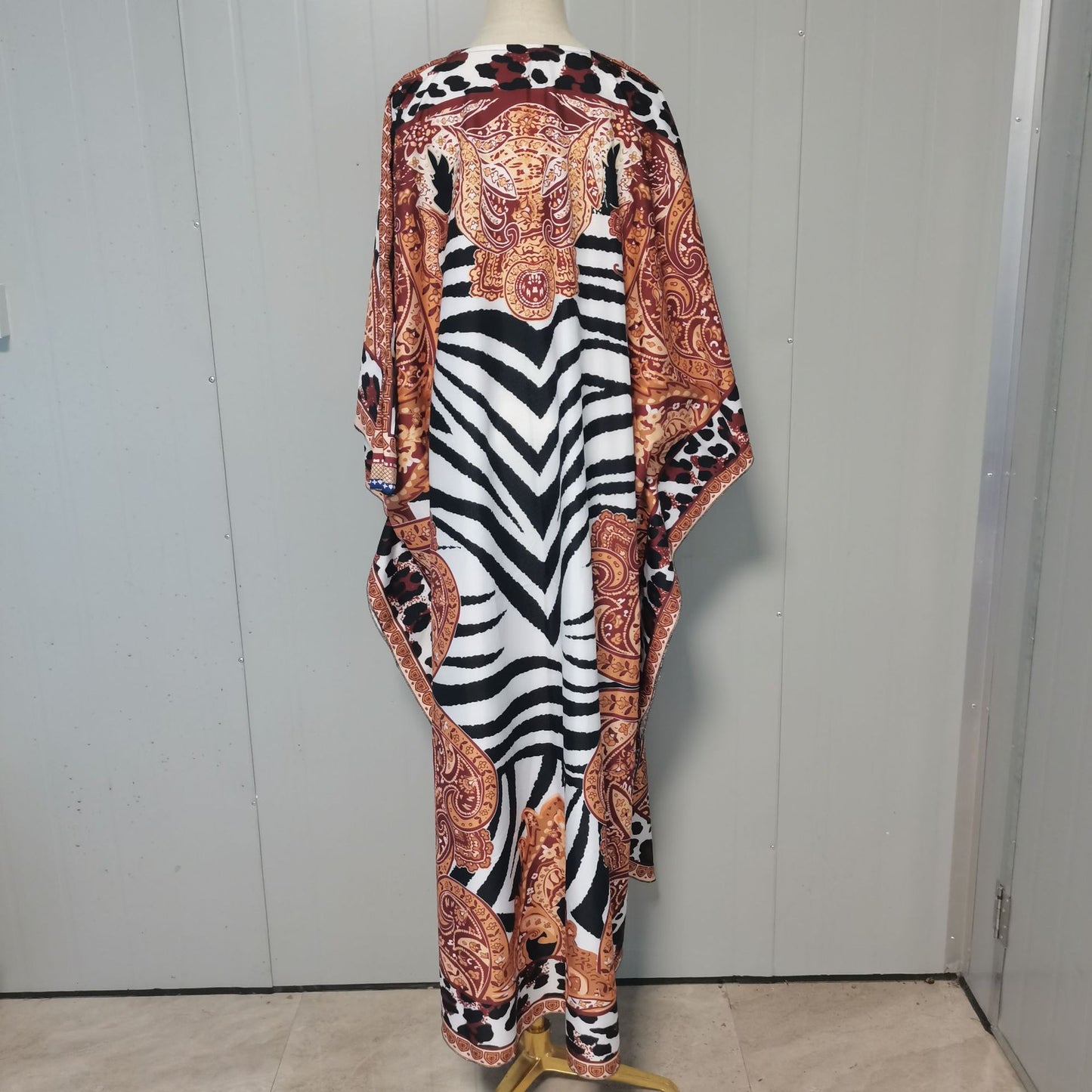 Casual Zebra Print Women Long Rompers