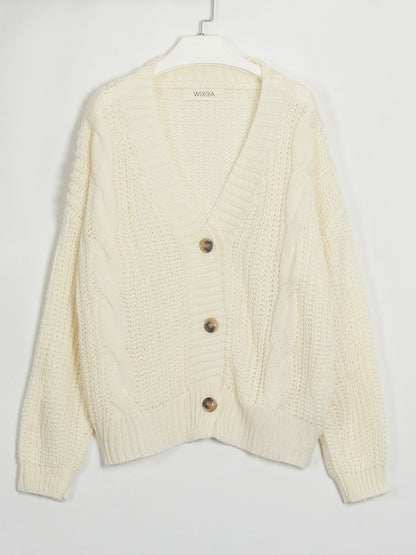 Women Button Knitted Cardigans