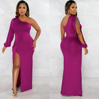 Classy One Shoulder Tight Dresses