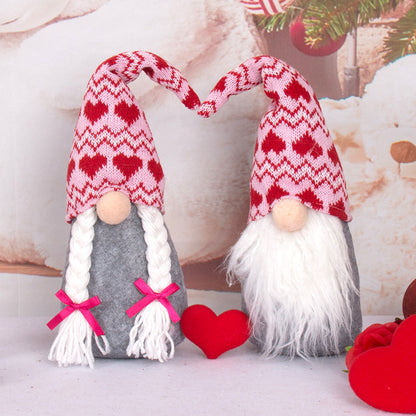 Valentine's Day Decoration Faceless Doll