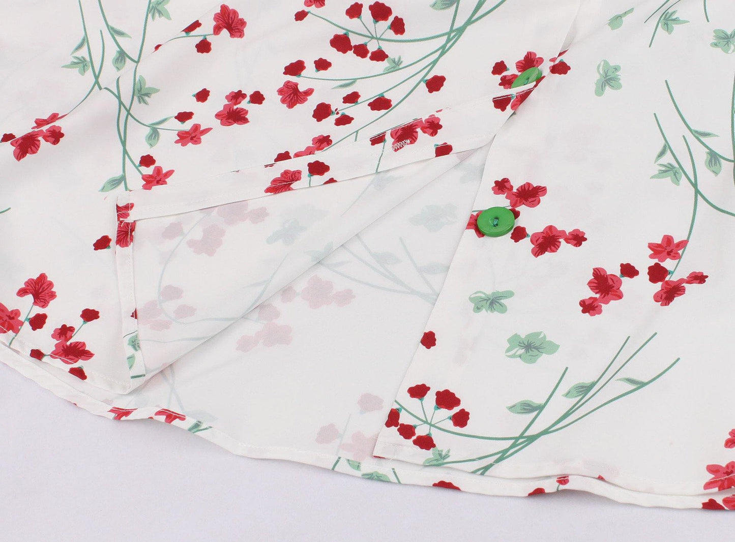 Halter Backless Floral Print Midi Length Dresses-STYLEGOING