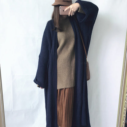 Casual Women Kntting Long Cardigan Overcoat