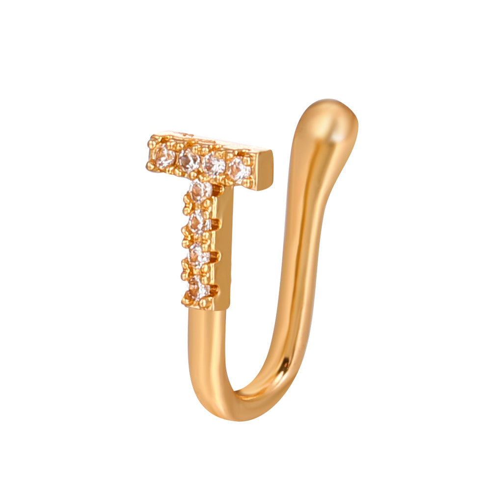 Fashion Letter Design Nose Rings for Women