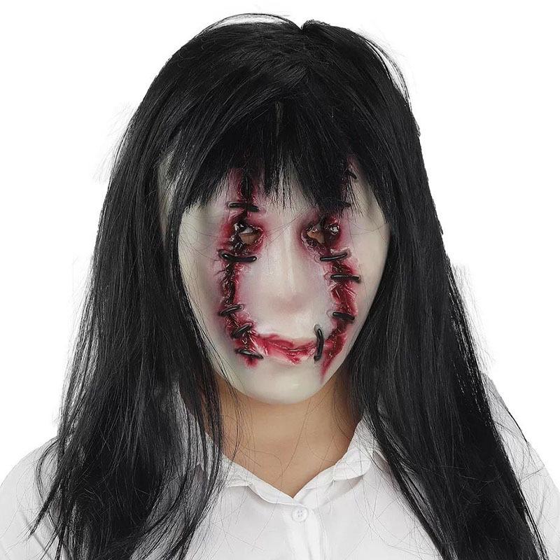 Halloween Horrible Room Escape Wigs&Mask Murder-STYLEGOING