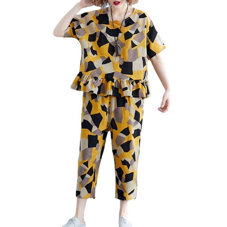 Summer Two Pieces Women Suits