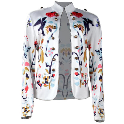 Classy Fashion Floral Print Carfigan Top Coats-STYLEGOING