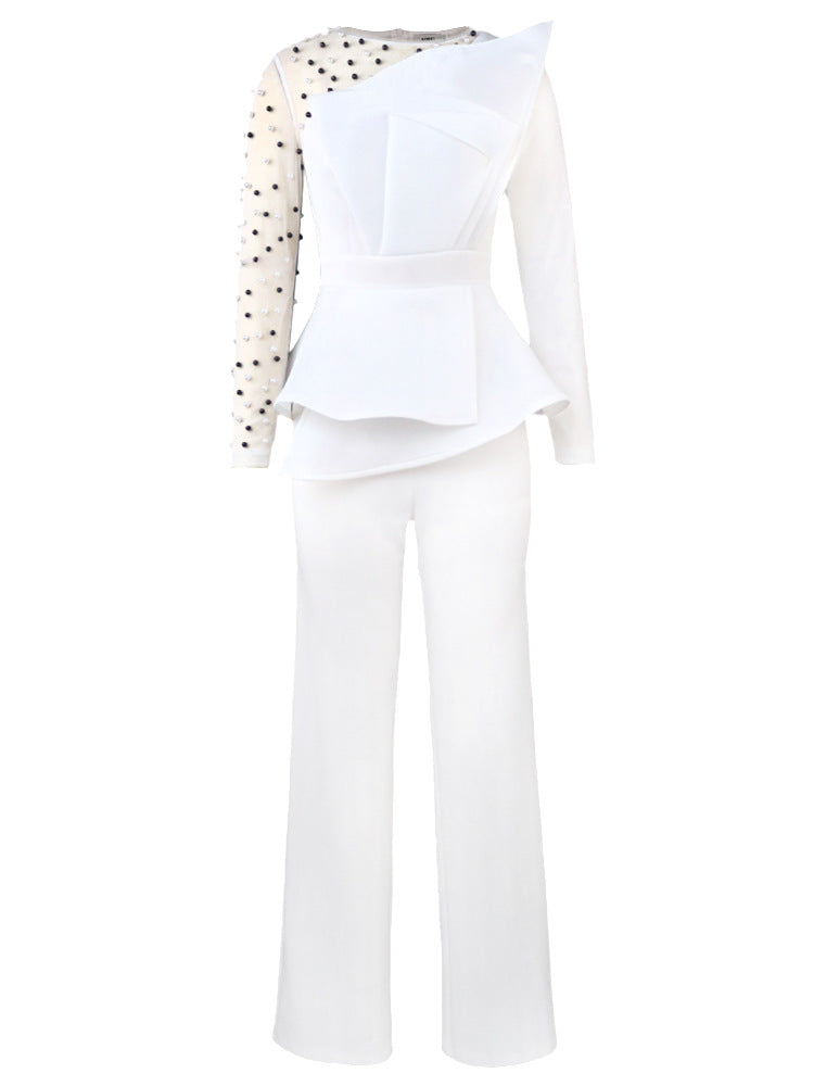 Sexy Designed Beaded Plus Sizes Party Outfits for Women