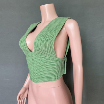 DIY Knitting Bangdage Tops-STYLEGOING
