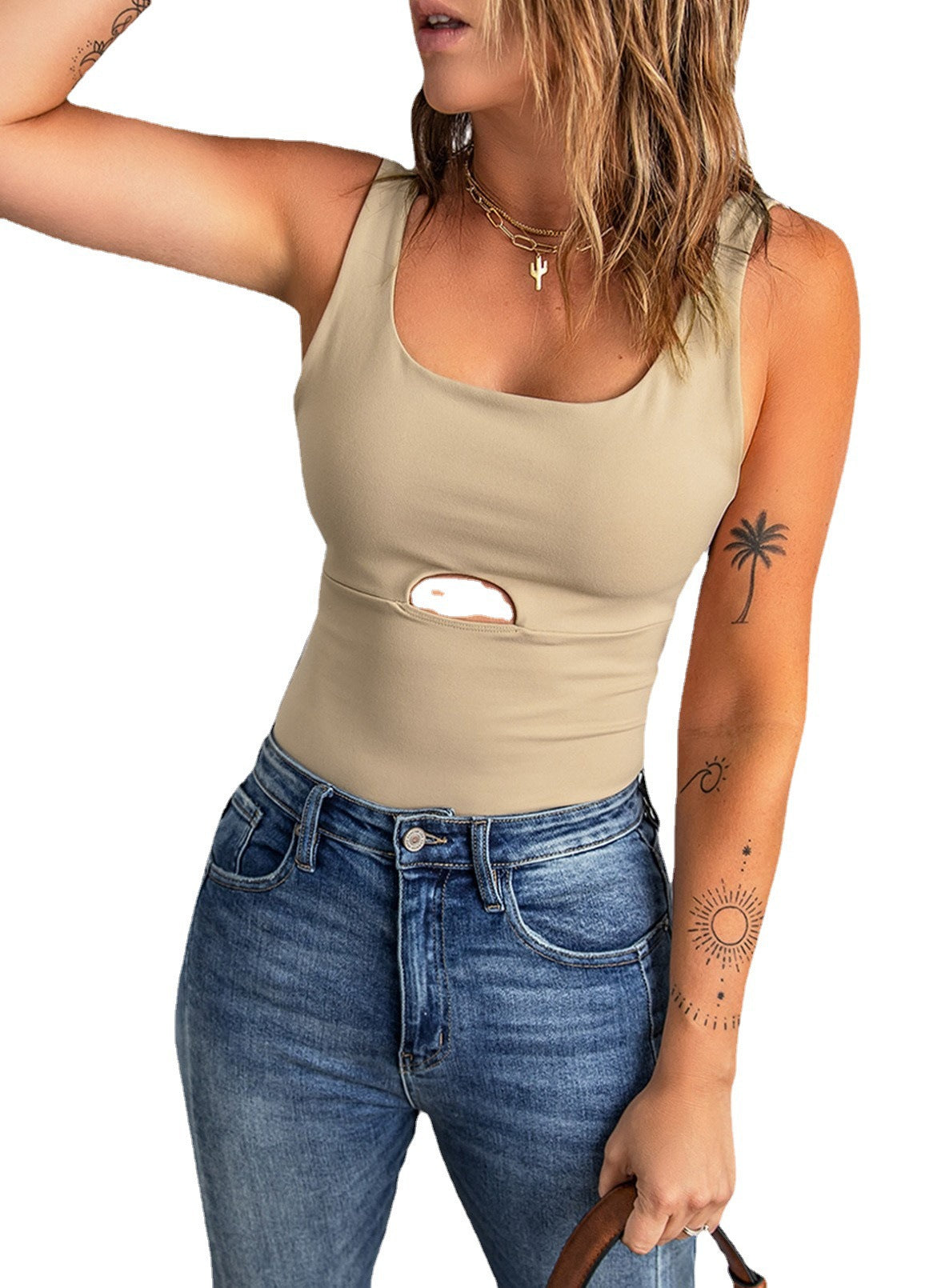 Sexy Sleeveless Women Sheath Crop Tops