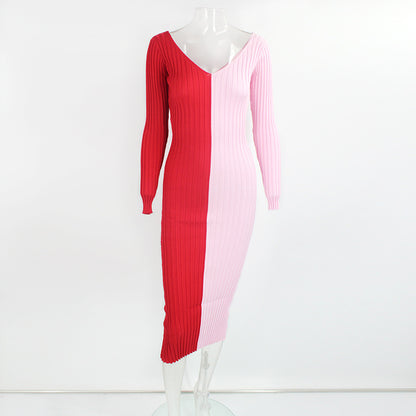 Sexy Off The Shoulder Knitting Dresses for Women