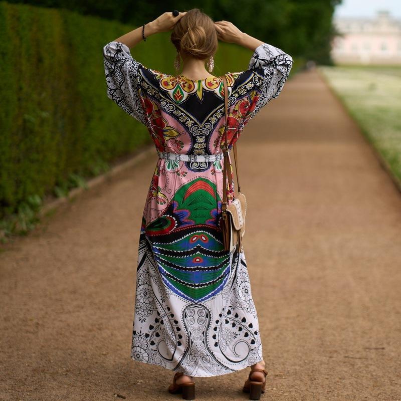 Summer Leopard Beachwear Cover Up Dresses