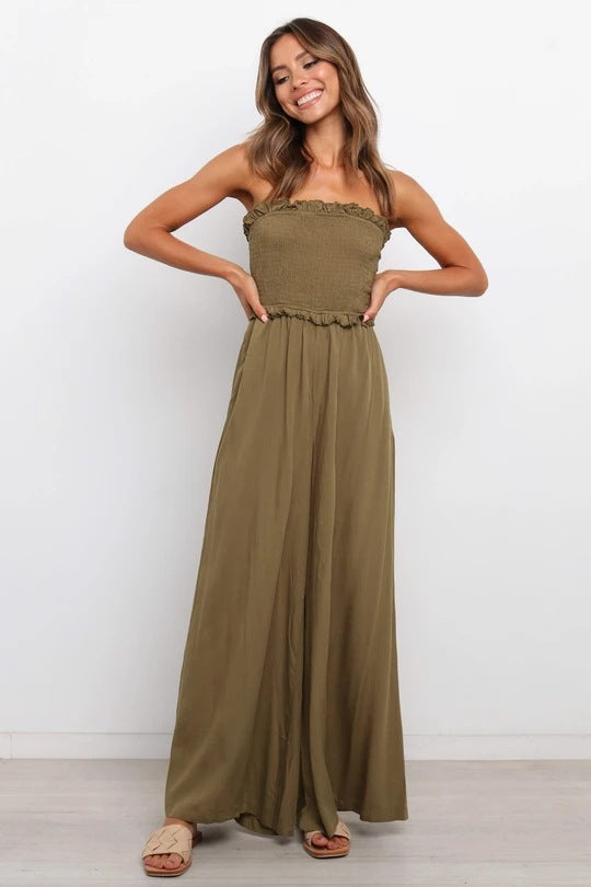 Strapless Summer Casual Jumpsuits for Women