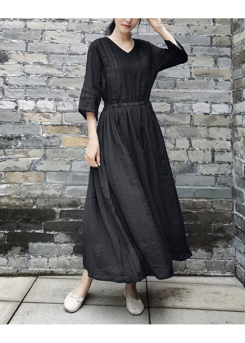 Ethnic Women Summer Linen Dresses