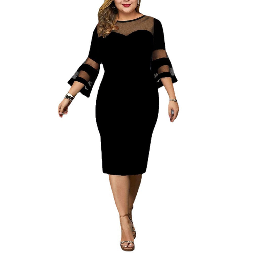 Women Plus Sizes Bodycon Dresses