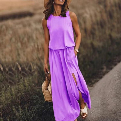 Casual Sleeveless Summer Long Maxi Dresses