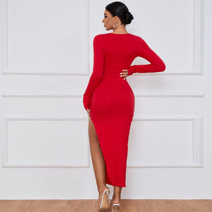 Sexy Long Sleeves Sheath Dresses