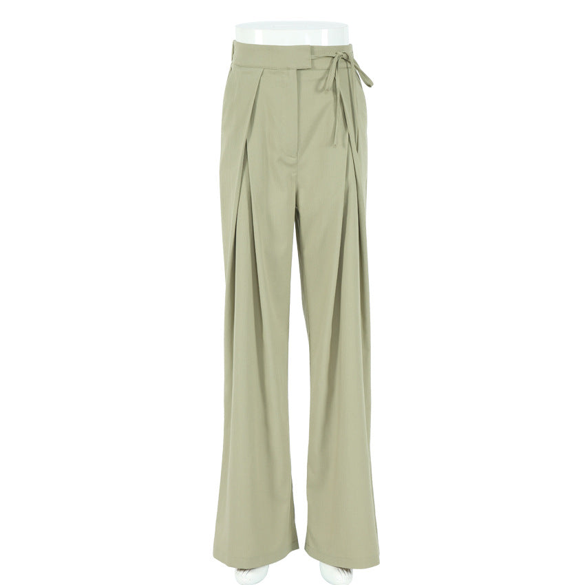 Summer Casual High Waist Women Wide Leg Pants