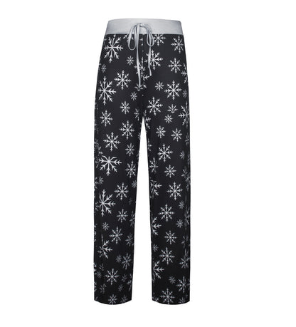 Casual Merry Christmas Wide Legs Pants for Women