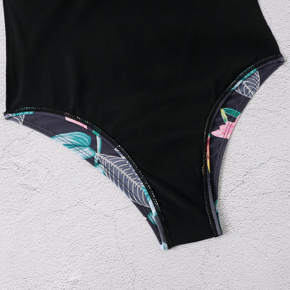 Sexy Long Sleeves Backless One Piece Women Swimwear