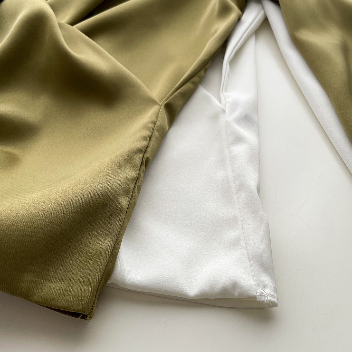 Elegant Satin Long Sleeves Office Lady Shirts