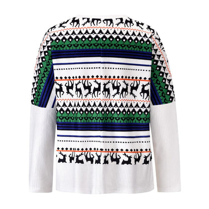 Christmas Long Sleeves Knitting Fall Sweater