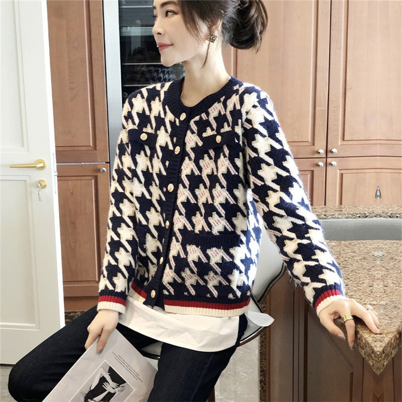Vintage Knitted Short Cardigans for Women