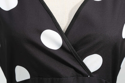 Summer Sleeveless Polka Dot Dresses