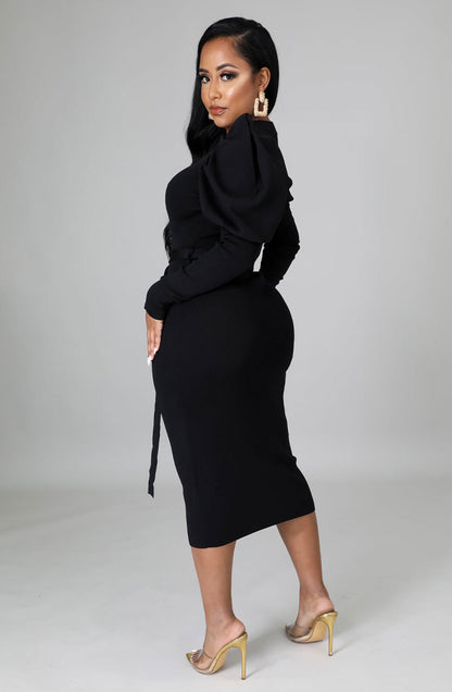 Women Long Sleeves Fall Dresses