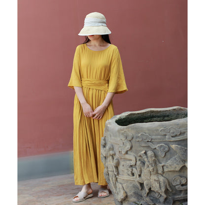 Vintage Trumpet Sleeves Long Dresses for Women