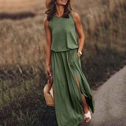 Casual Sleeveless Summer Long Maxi Dresses