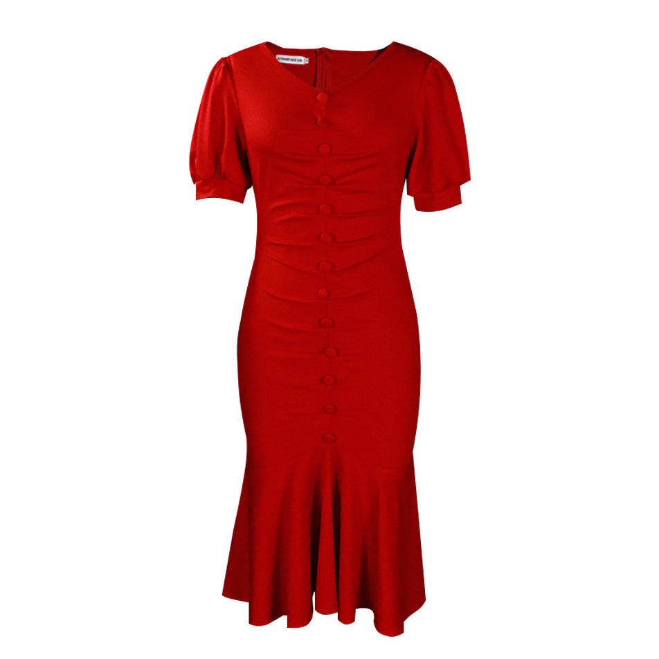 Elegant Office Lady Plus Size Dresses