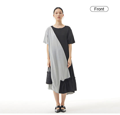 Casual Plus Sizes Irregular Dresses