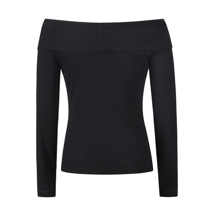 Sexy Off The Shoulder Knitting Women Tops