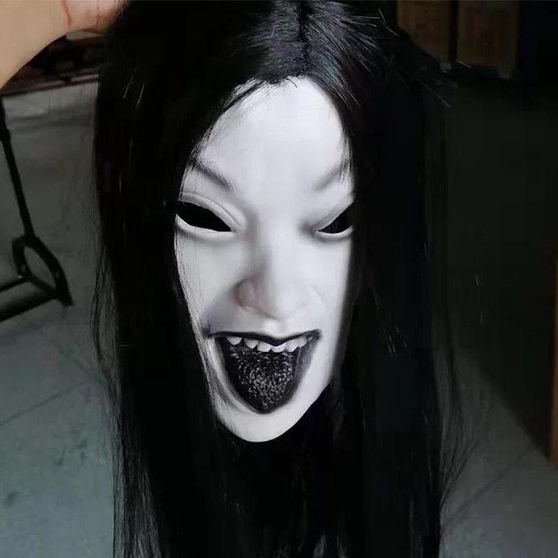 Halloween Horrible Room Escape Wigs&Mask Murder-STYLEGOING