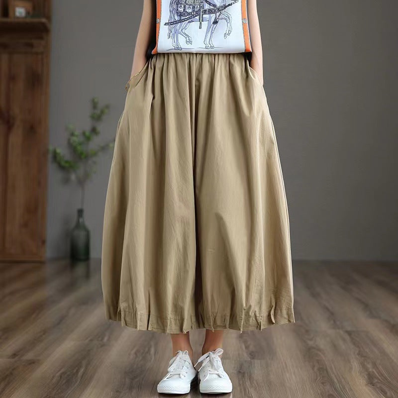 Casual Summer High Waist Women A Line Dresses