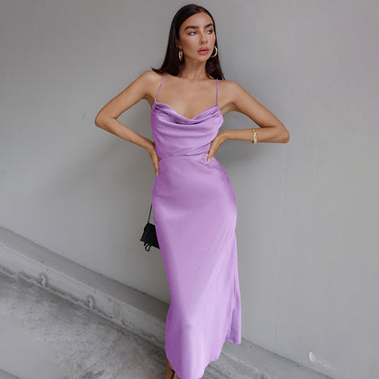 Sexy Backless Bandage Summer Slip Dresses