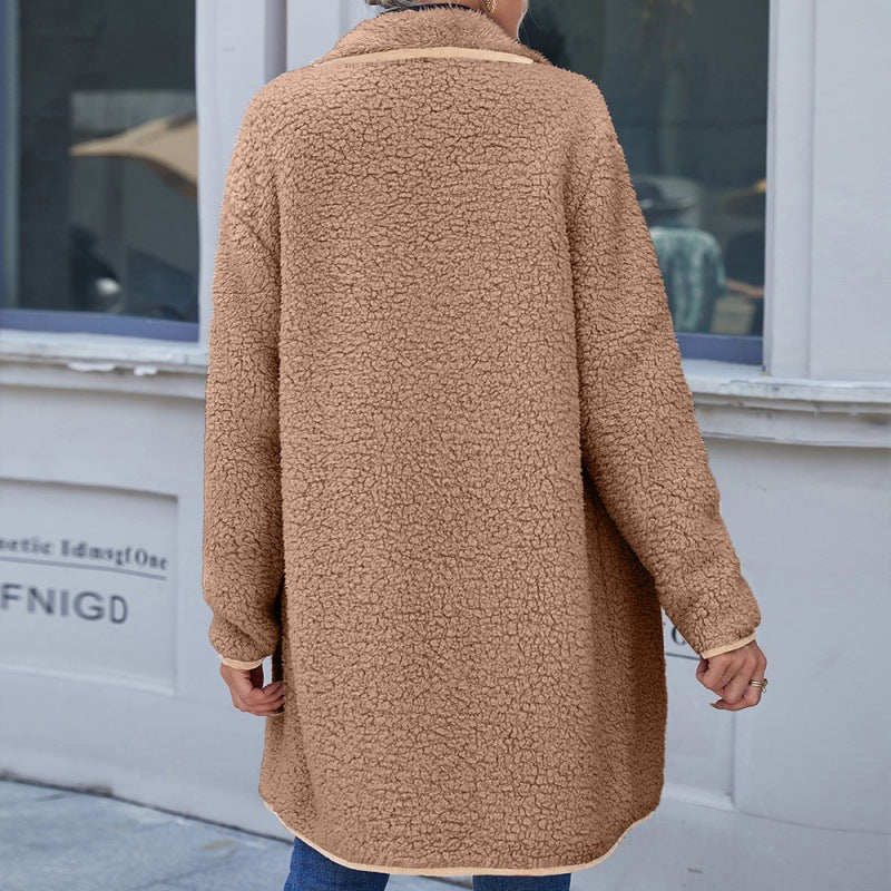 Casual Women Double Sided Woolen Coats