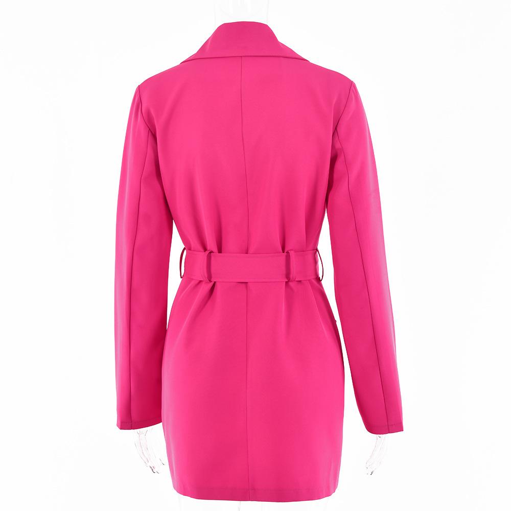 Women Fall Long Blazers with Blet--Free Shipping at meselling99