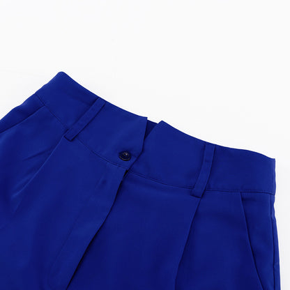 Summer Women Crop Tops and High Waist Pants Outsuits