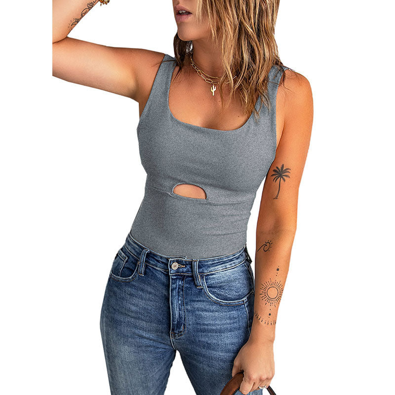 Sexy Sleeveless Women Sheath Crop Tops