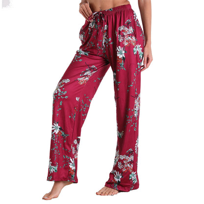 Leisure Women Comfortable Pants with Pocket