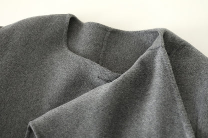 Winter Warm Designed Luxury Long Woolen Outerwear for Women