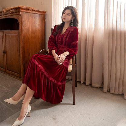 Vintage Long Sleeves Winter Dresses