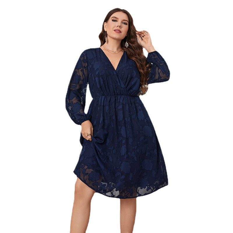 Designed Plus Sizes Lace Dresses