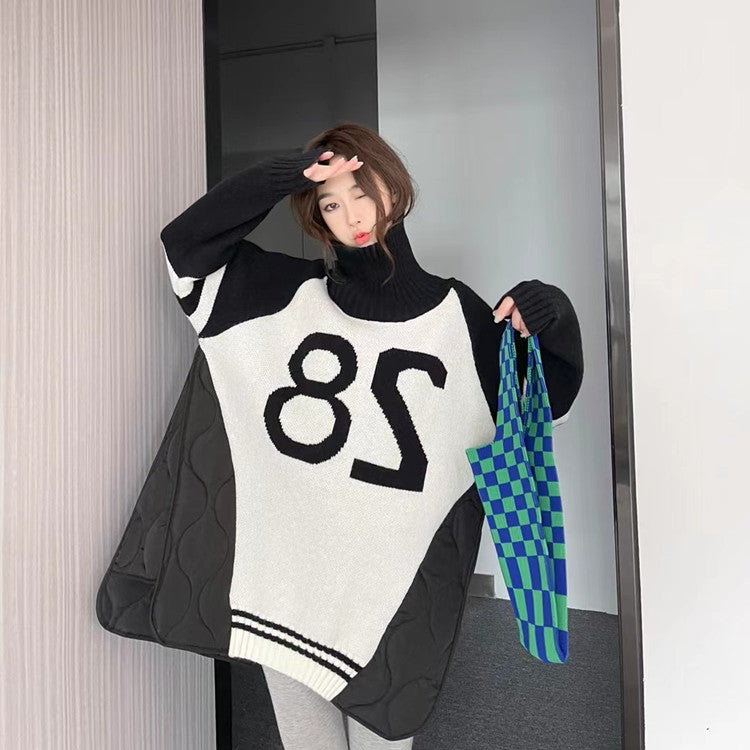 Casual Turtleneck Knitting Pullover Sweaters for Women