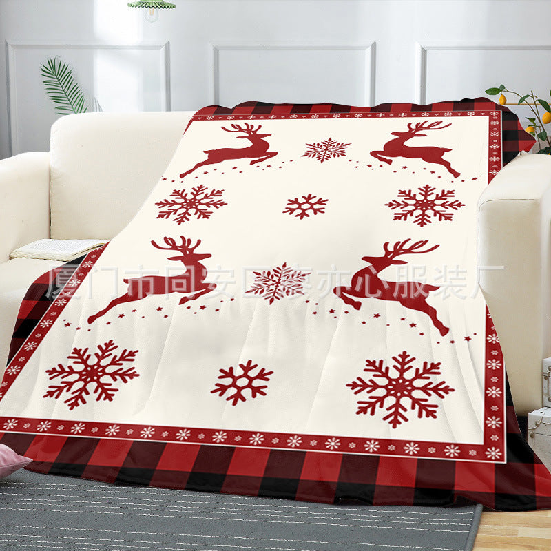 Merry Christmas Fleece Throw Blankets
