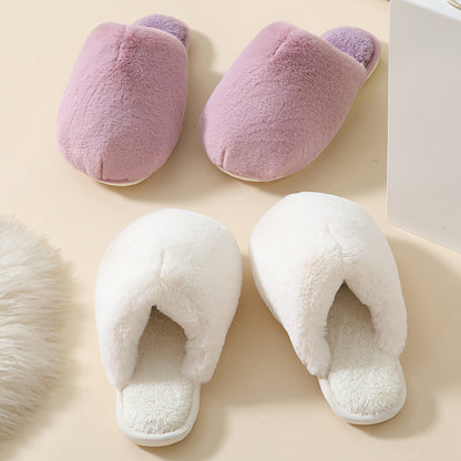Anti Skip Velvet Plush Winter Slippers