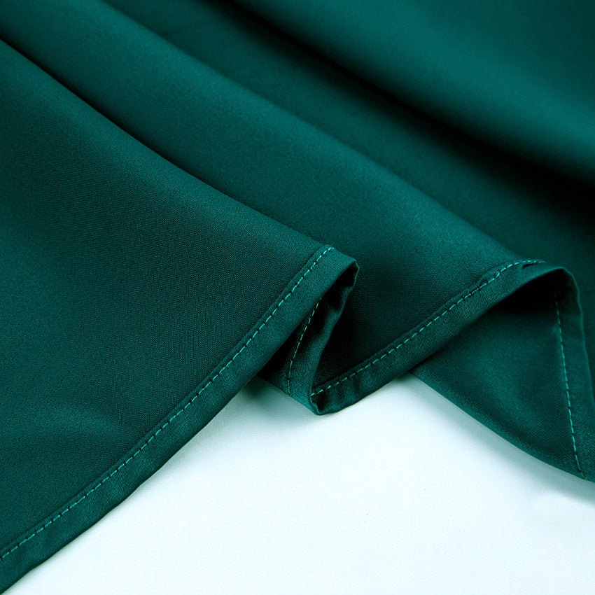 Green French Style Long Dresses for Women